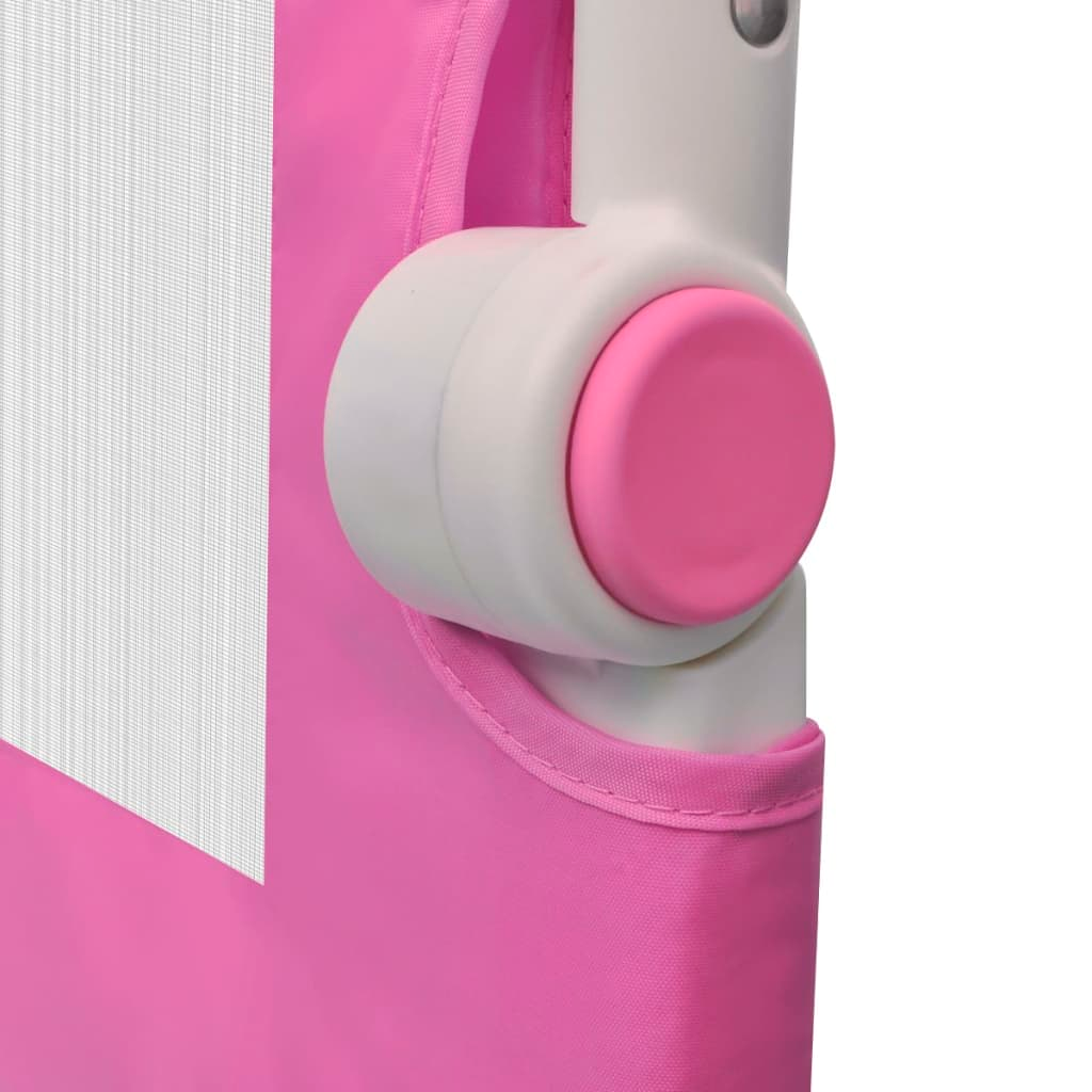 vidaXL Toddler Safety Bed Rail 102 x 42 cm Pink