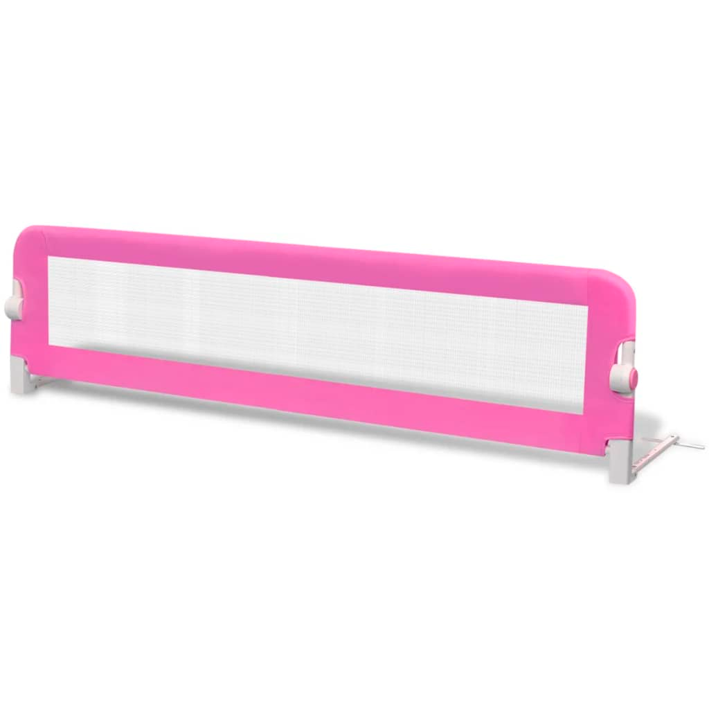 vidaXL Toddler Safety Bed Rail 150 x 42 cm Pink