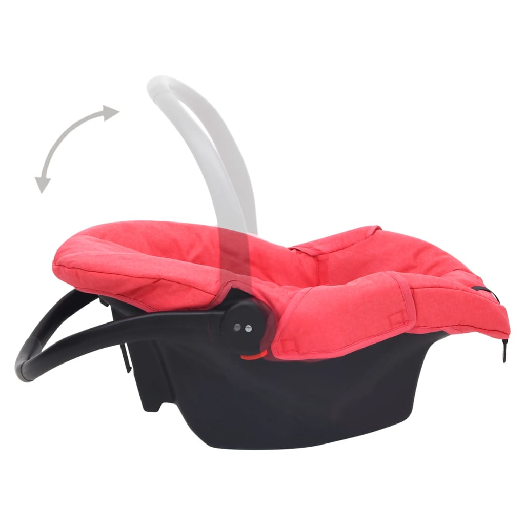 vidaXL Baby Car Seat Red 42x65x57 cm