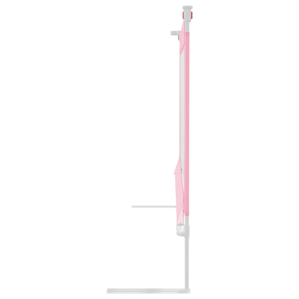 vidaXL Toddler Safety Bed Rail Pink 180x25 cm Fabric