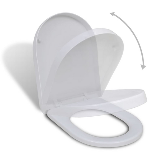 White Soft-close Toilet Seat Square