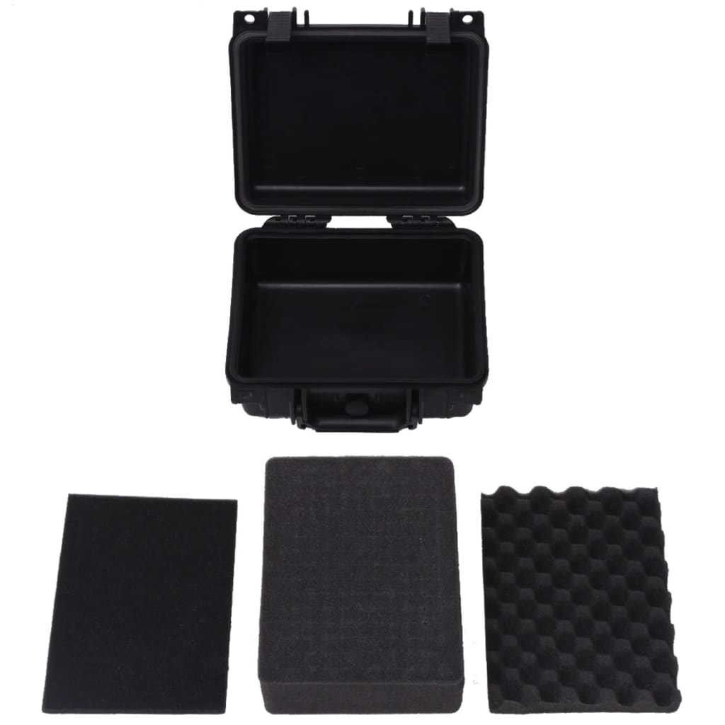 vidaXL Protective Equipment Case 27x24.6x12.4 cm Black