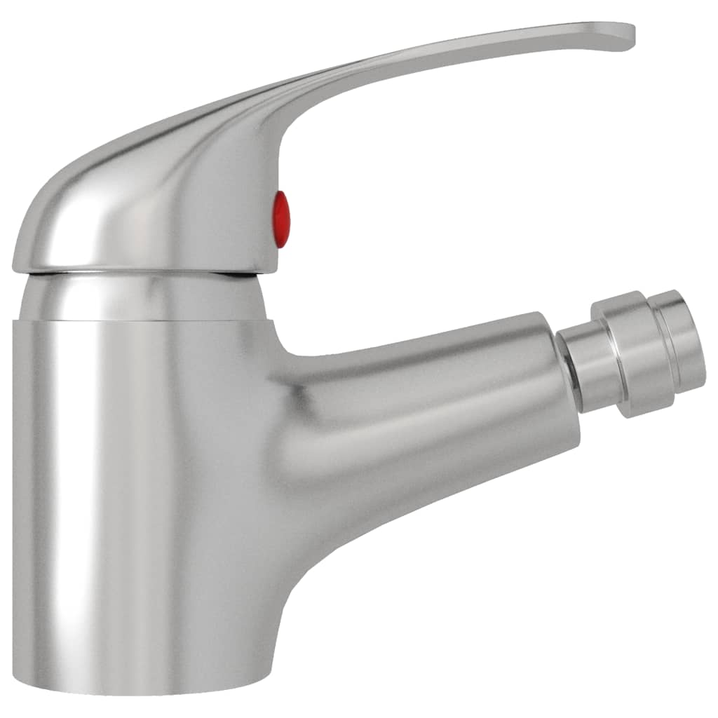 vidaXL Bathroom Bidet Mixer Tap Silver 13x12 cm