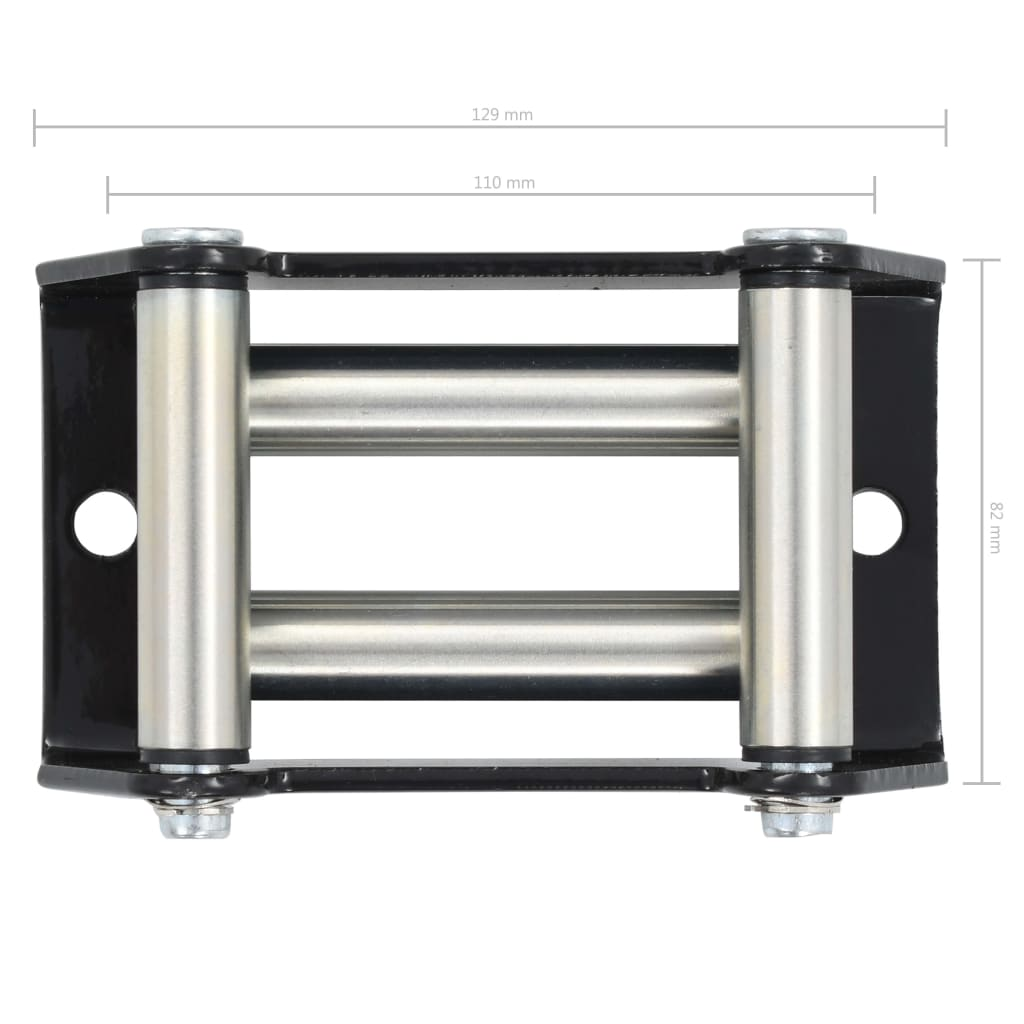 vidaXL 4-Way Fairlead Steel 1500-3000 lbs