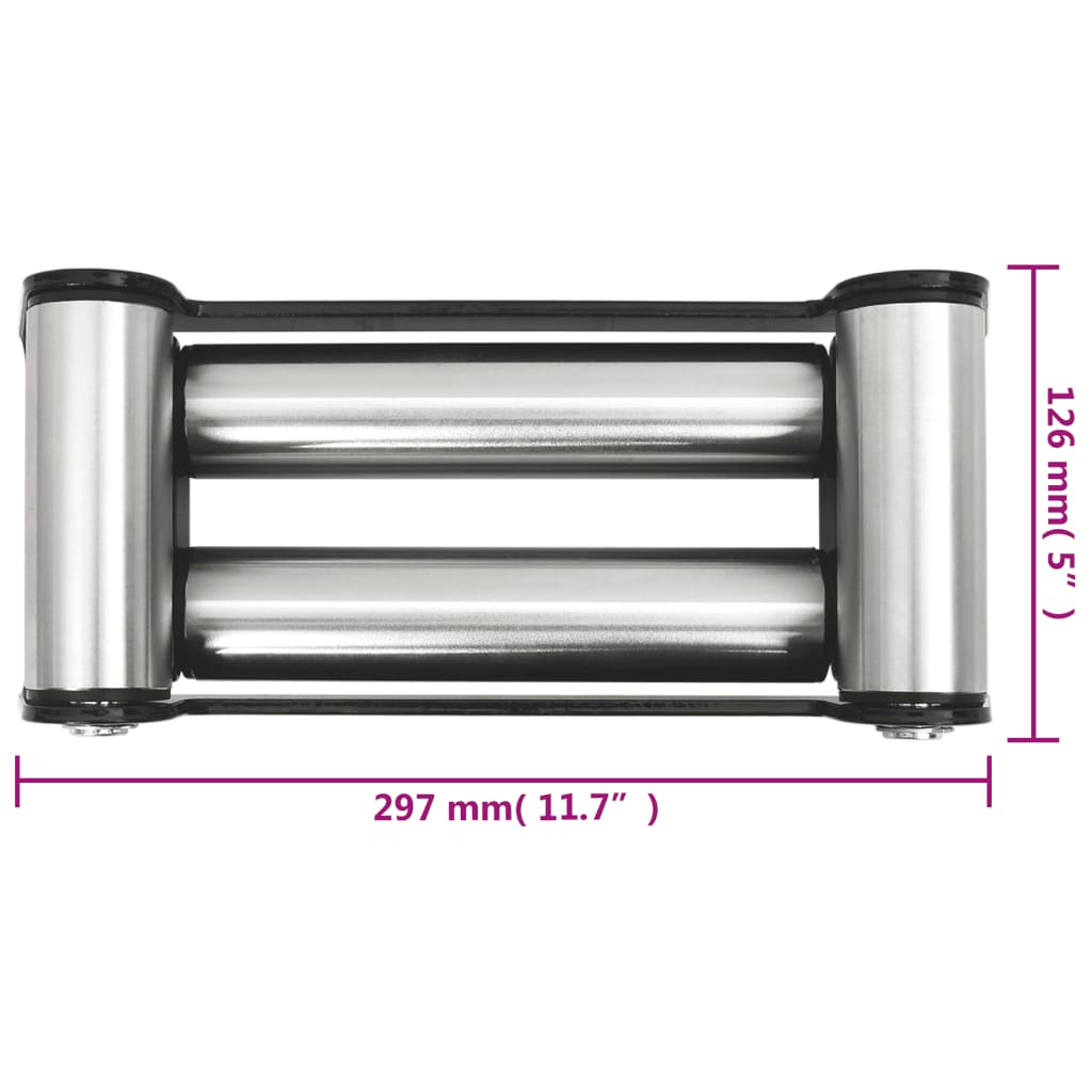 vidaXL 4-Way Fairlead Steel 8000-13000 lbs