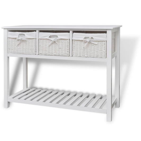 vidaXL Storage Sideboard White