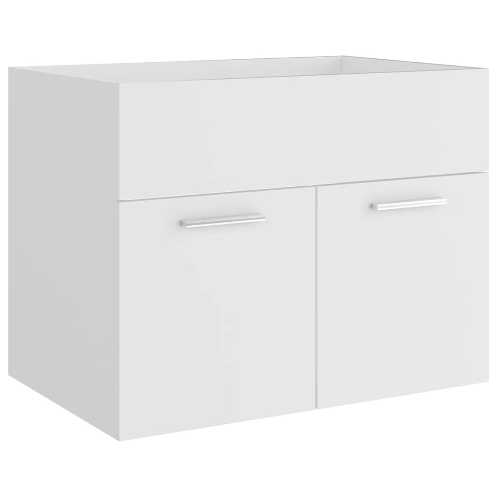 vidaXL Bathroom Furniture Set White Engineered Wood