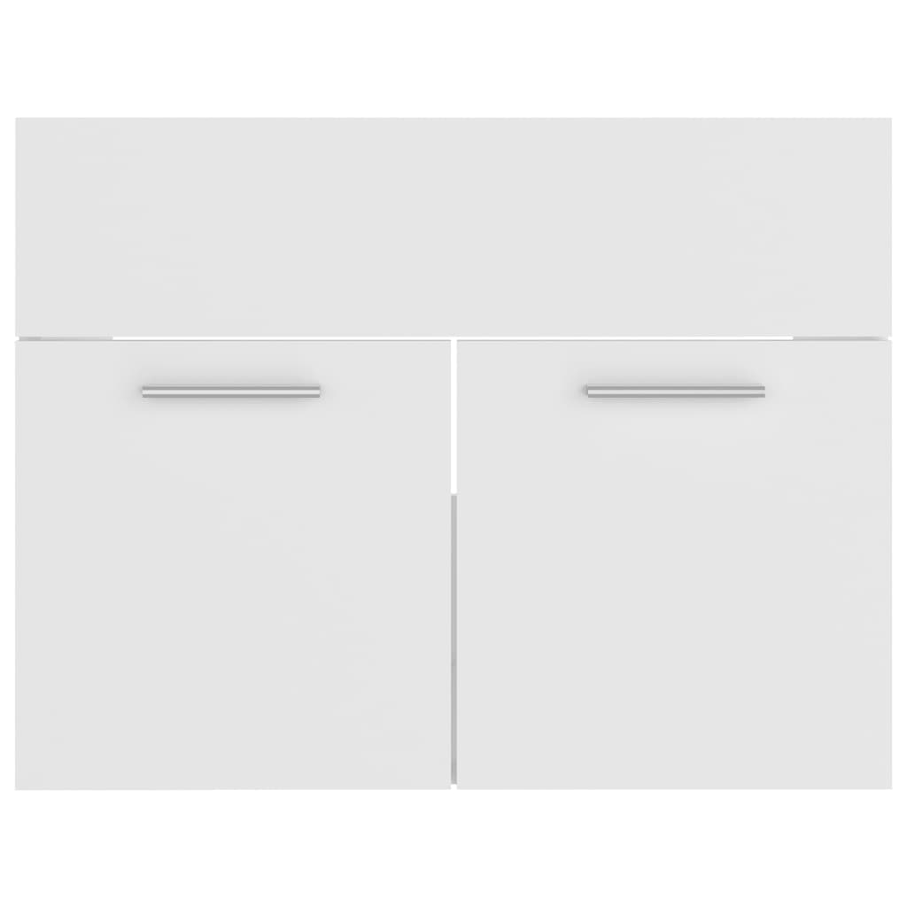 vidaXL Bathroom Furniture Set White Engineered Wood