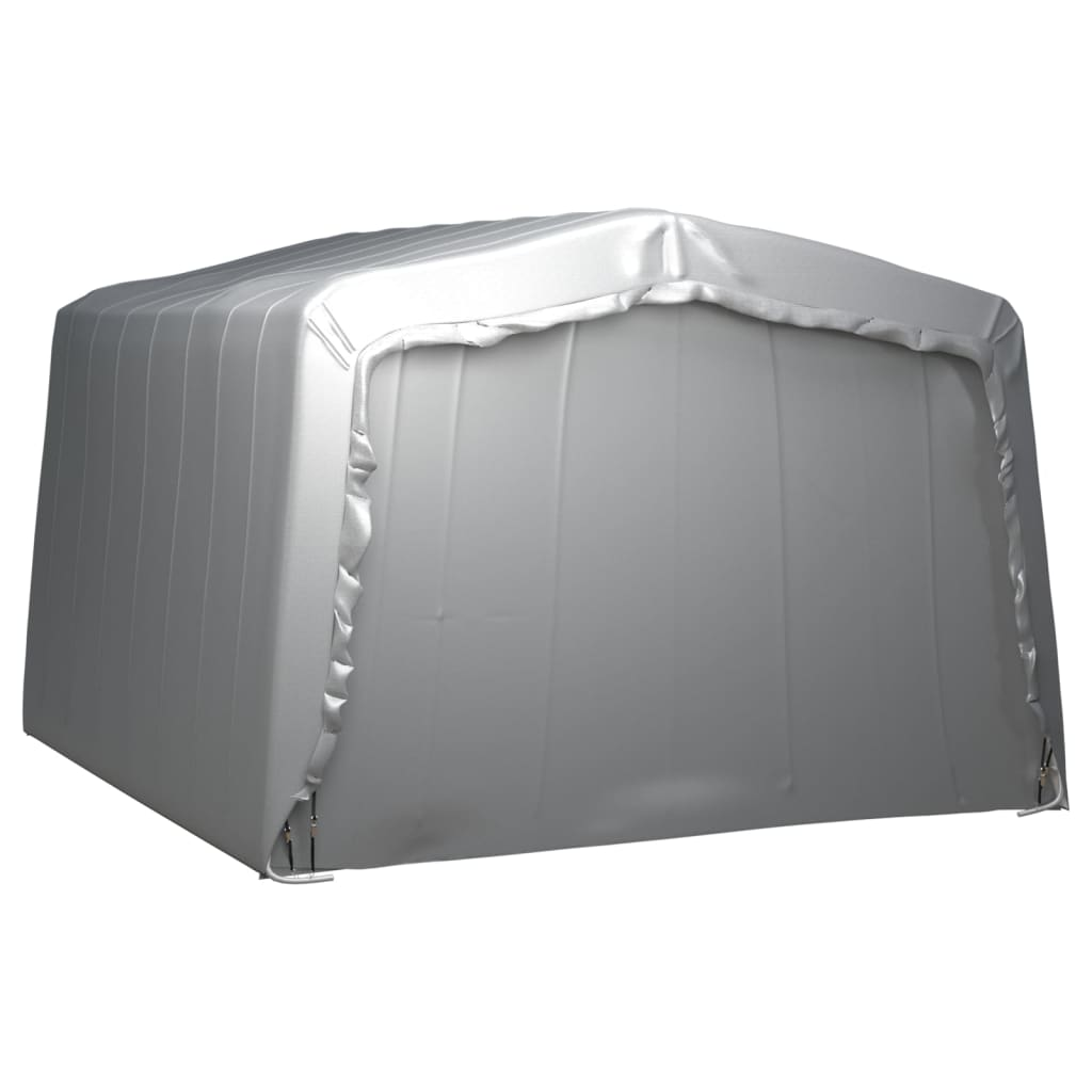 vidaXL Storage Tent 370x370 cm Steel Grey