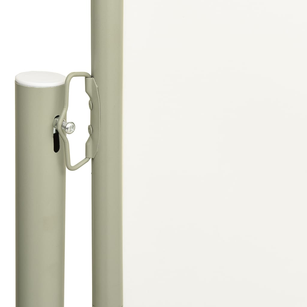 vidaXL Patio Retractable Side Awning 200x600 cm Cream