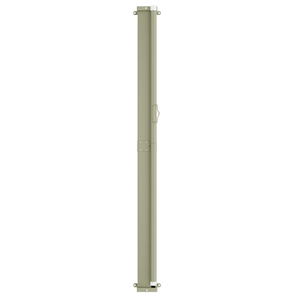 vidaXL Patio Retractable Side Awning 200x600 cm Cream