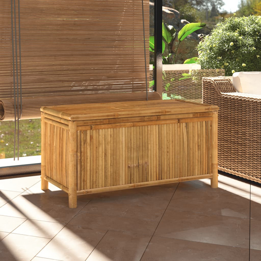 vidaXL Garden Storage Box 110x52x55cm Bamboo