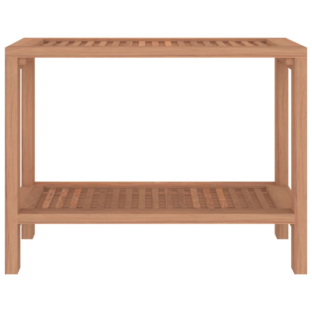 vidaXL Bathroom Side Table 60x30x45 cm Solid Wood Teak