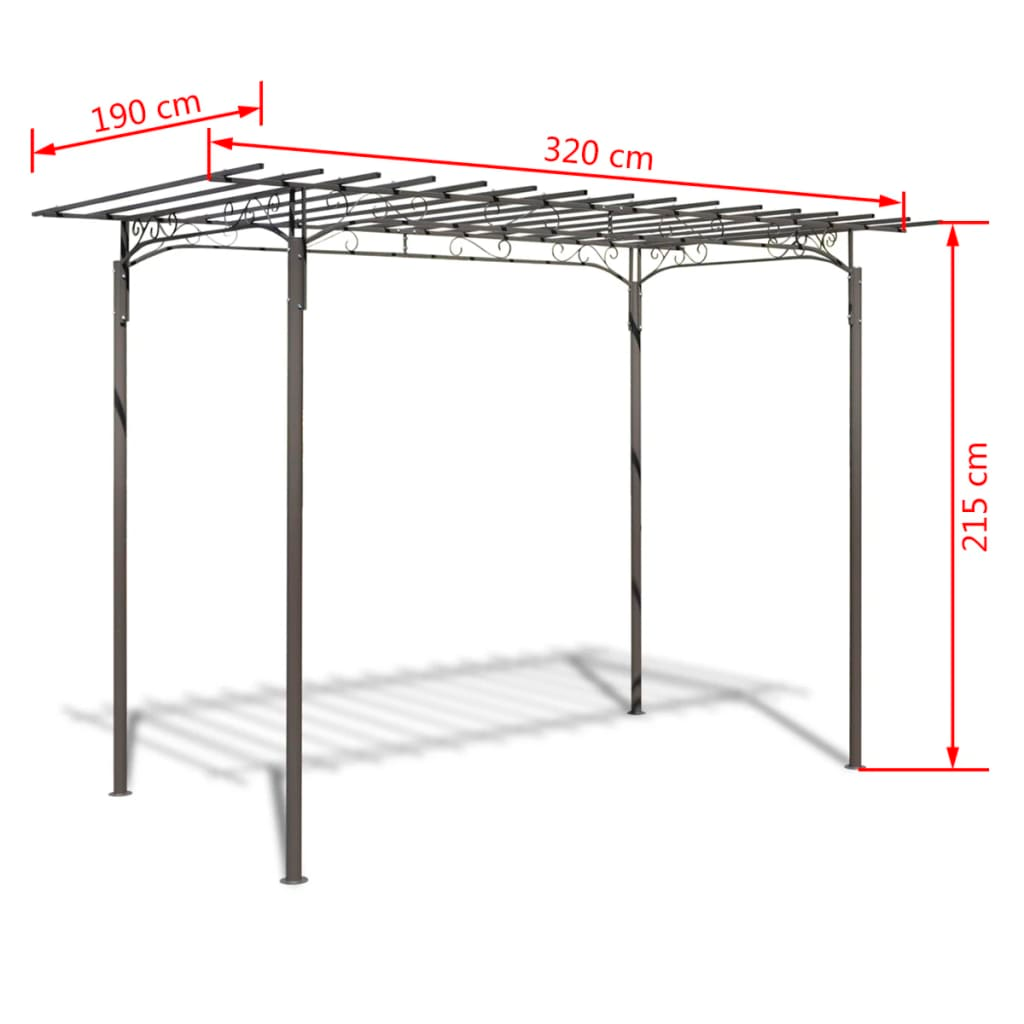 Rose Arch Garden Arbor Steel Garden Decoration