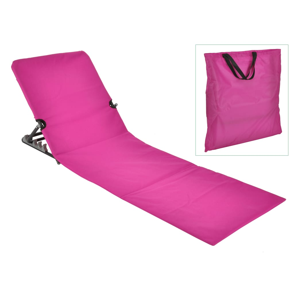 HI Foldable Beach Mat Chair PVC Pink