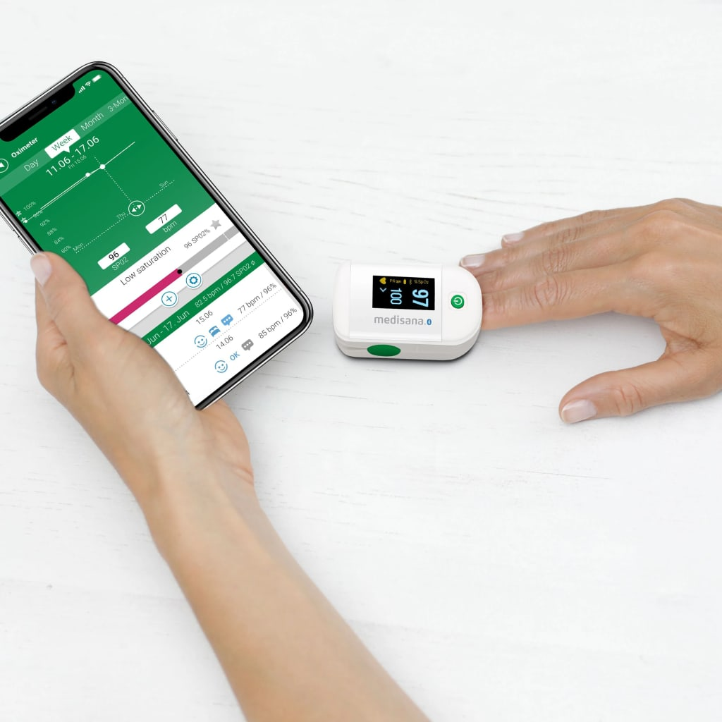 Medisana Pulse Oximeter PM 100 Connect White