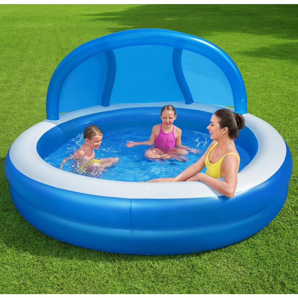 Bestway Swimming Pool with Sunshade Summer Days 241x140 cm