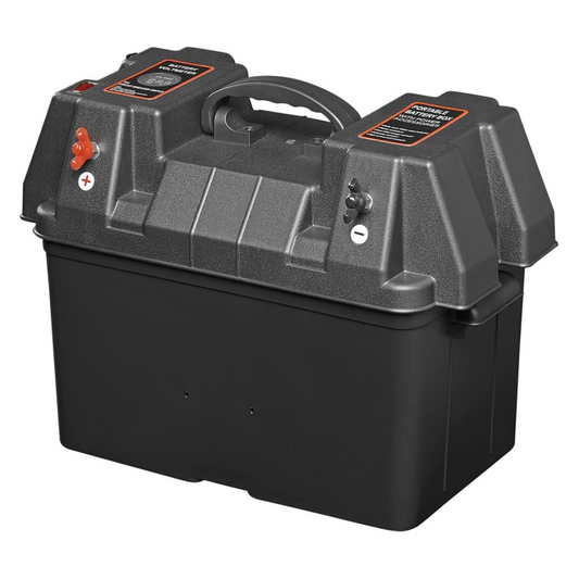 ProPlus Battery Box with USB and Voltmeter 33x20x20 cm