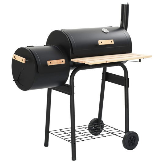 vidaXL Classic Charcoal BBQ Offset Smoker