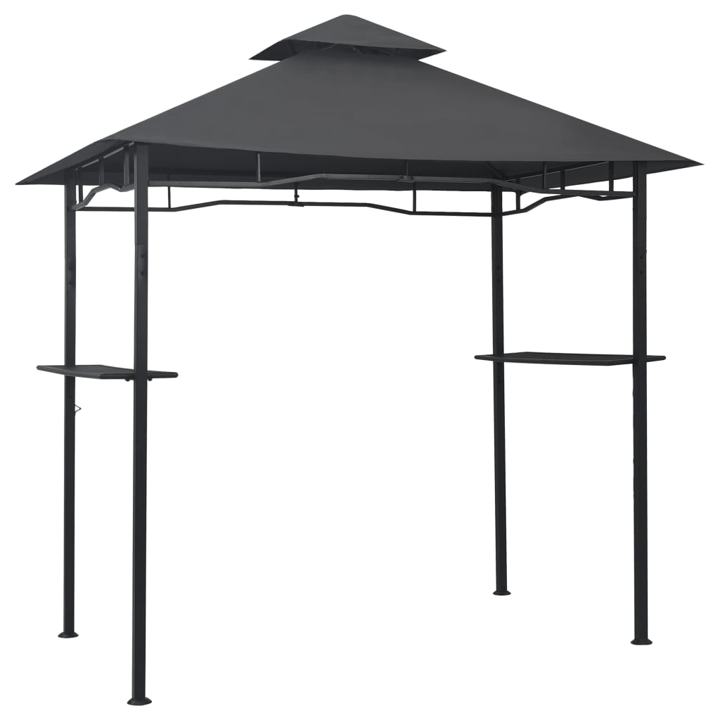 vidaXL BBQ Gazebo 240x150x255 cm Anthracite Steel