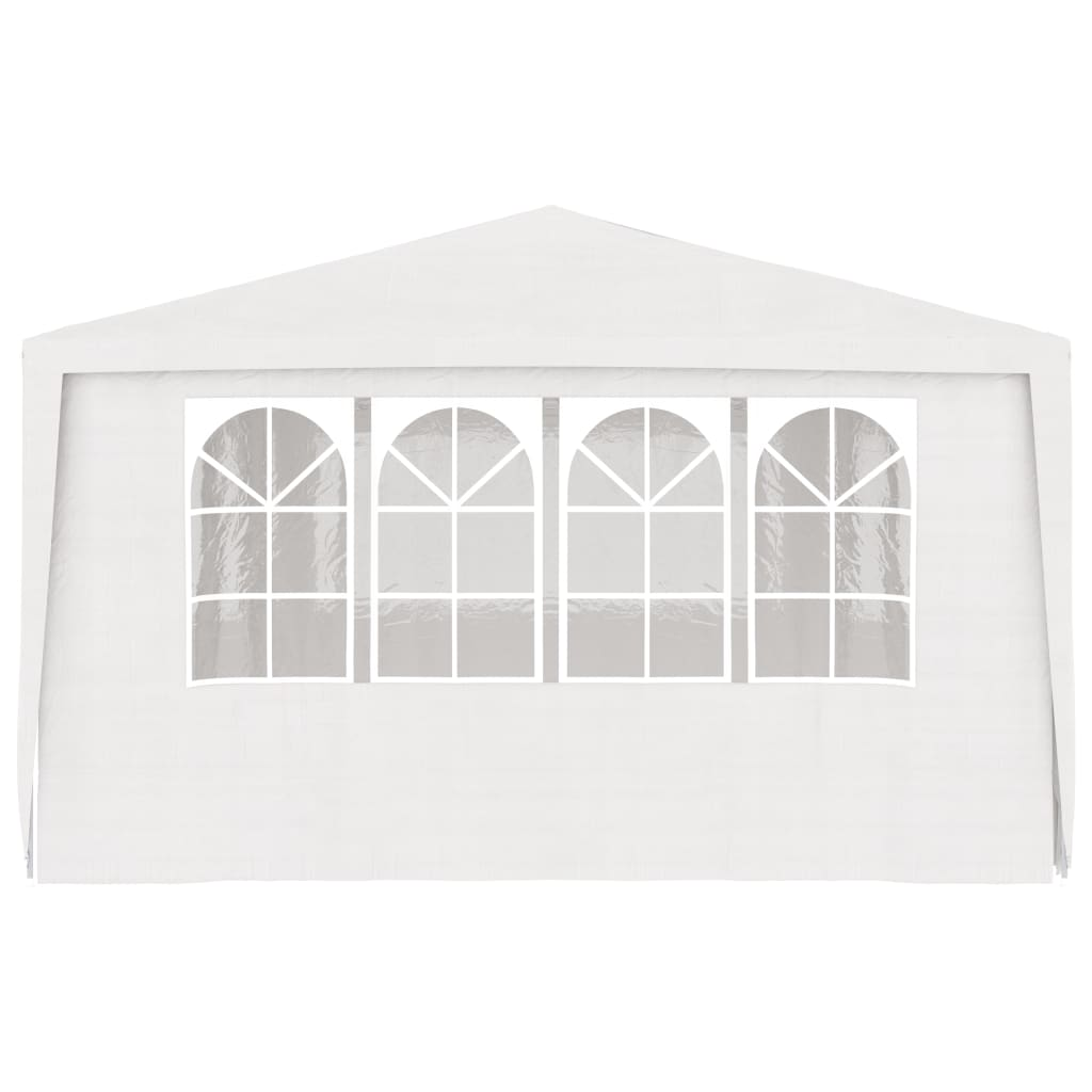 vidaXL Professional Party Tent with Side Walls 4x6 m White 90 g/m?