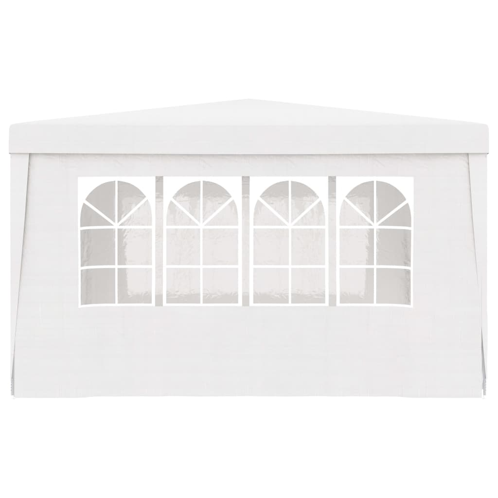 vidaXL Professional Party Tent with Side Walls 4x4 m White 90 g/m?