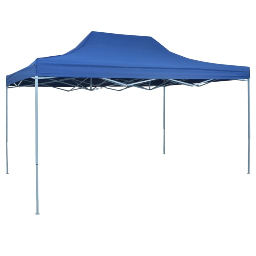 vidaXL Professional Folding Party Tent 3x4 m Steel Blue