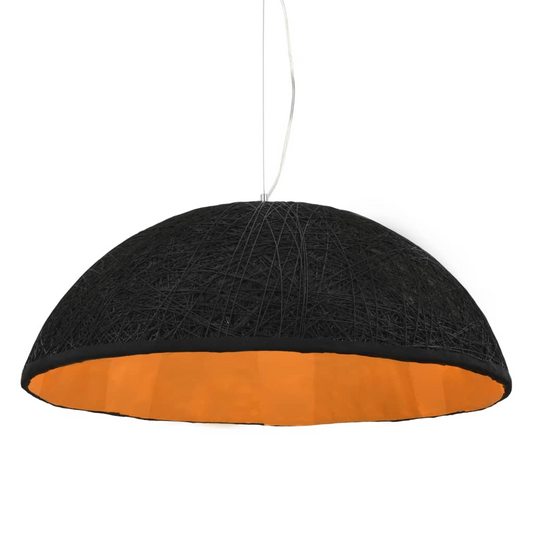 vidaXL Pendant Lamp Black and Gold Ø70 cm E27