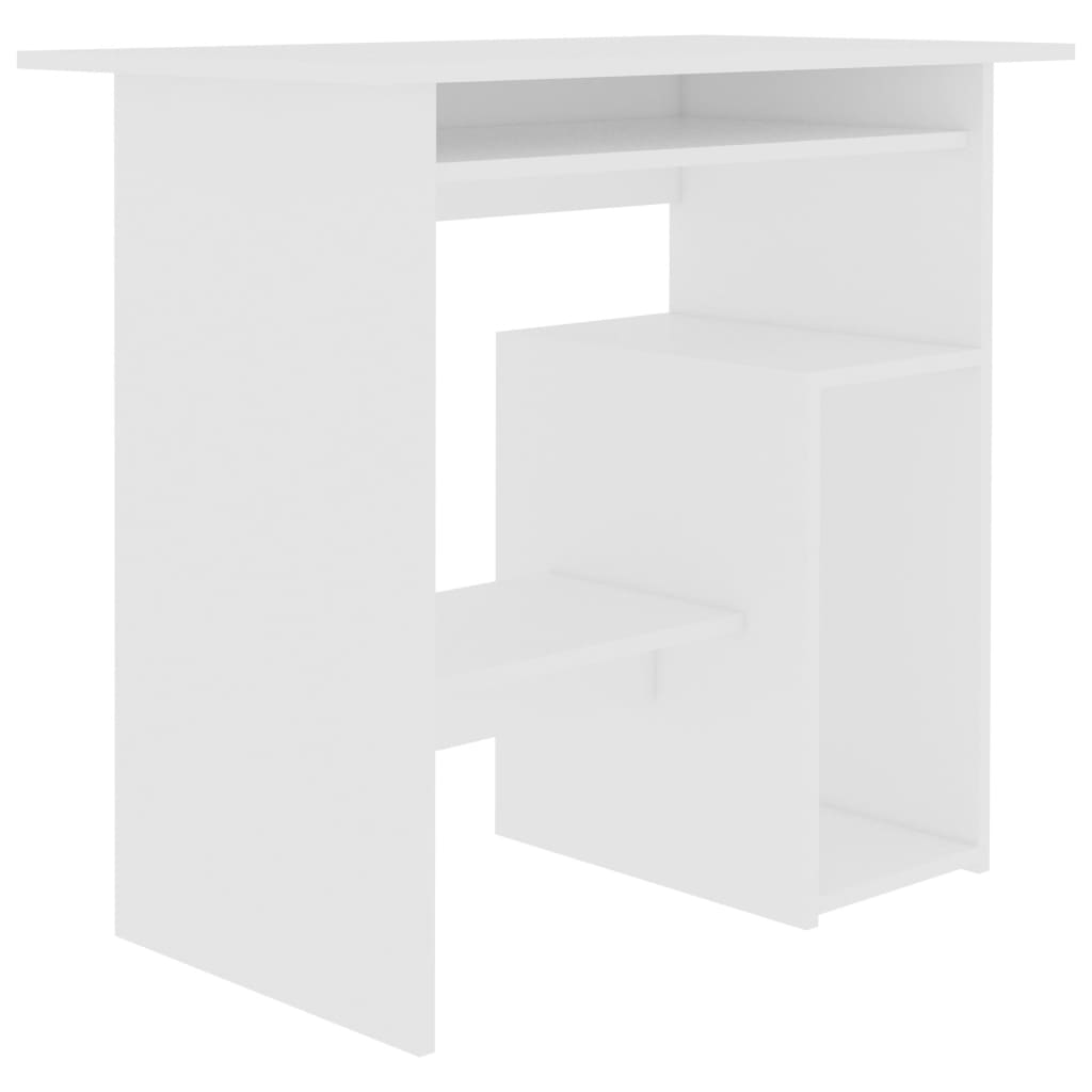 vidaXL Desk White 80x45x74 cm Engineered Wood