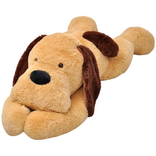 vidaXL Dog Cuddly Toy Plush Brown 160 cm