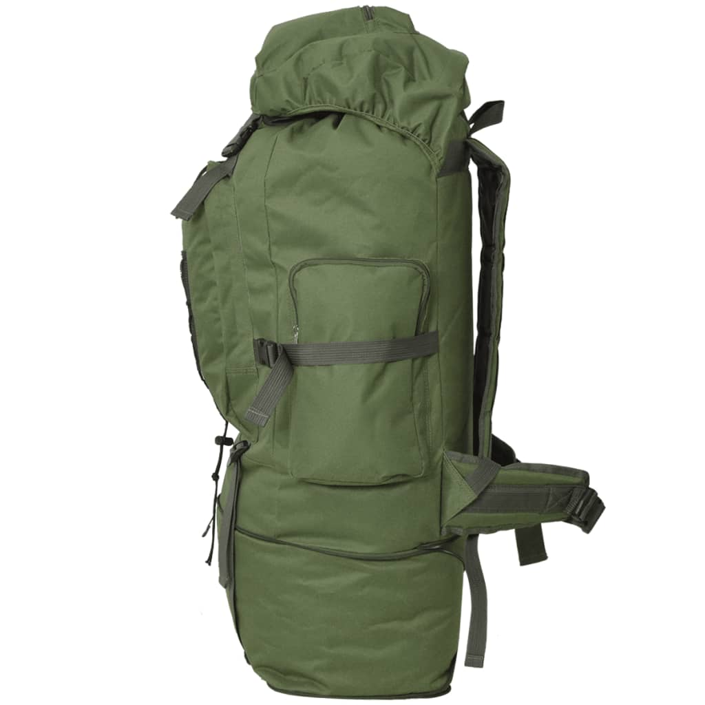 vidaXL Army-Style Backpack XXL 100 L Green