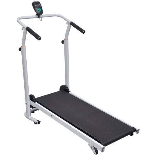 vidaXL Mini Treadmill Folding 93 x 36 cm Black