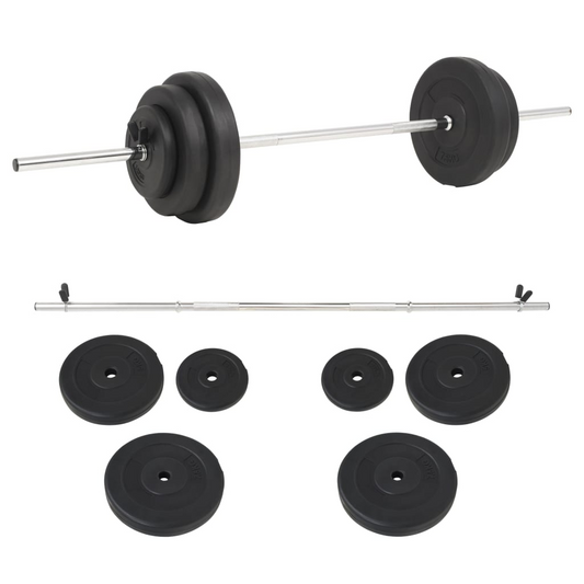 vidaXL Barbell Set 30 kg