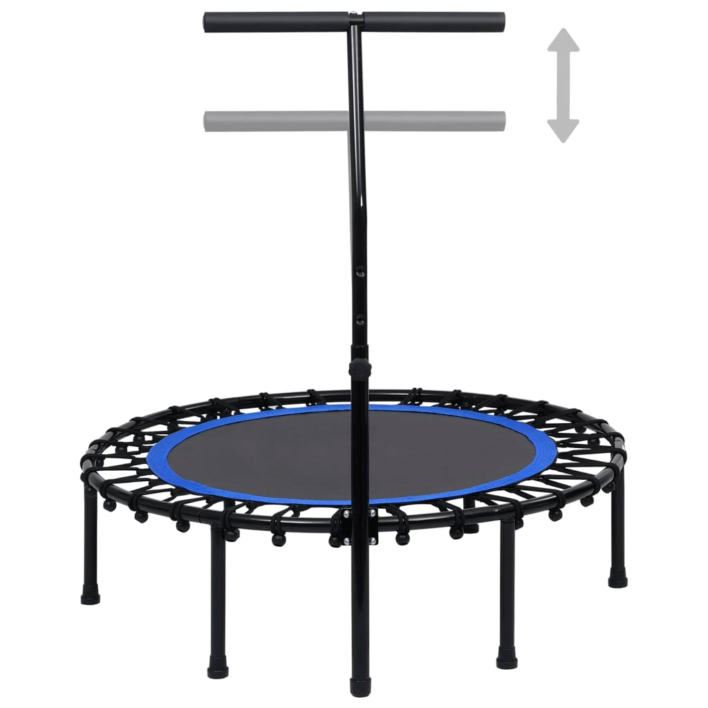 vidaXL Fitness Trampoline with Handle 102 cm