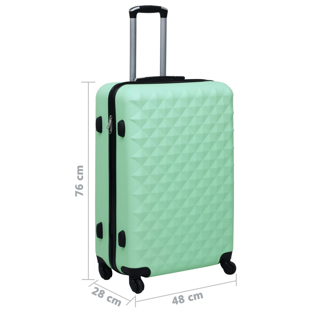 vidaXL Hardcase Trolley Mint ABS