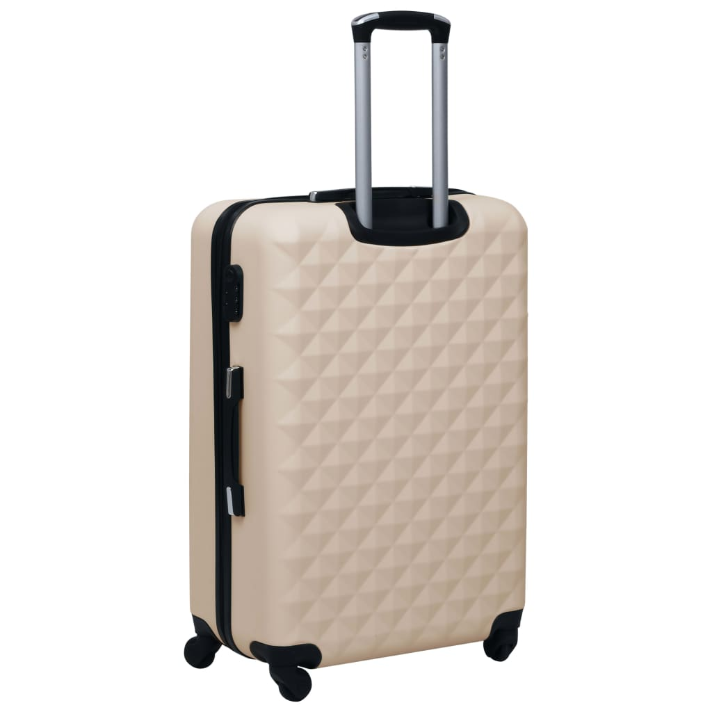 vidaXL Hardcase Trolley Gold ABS