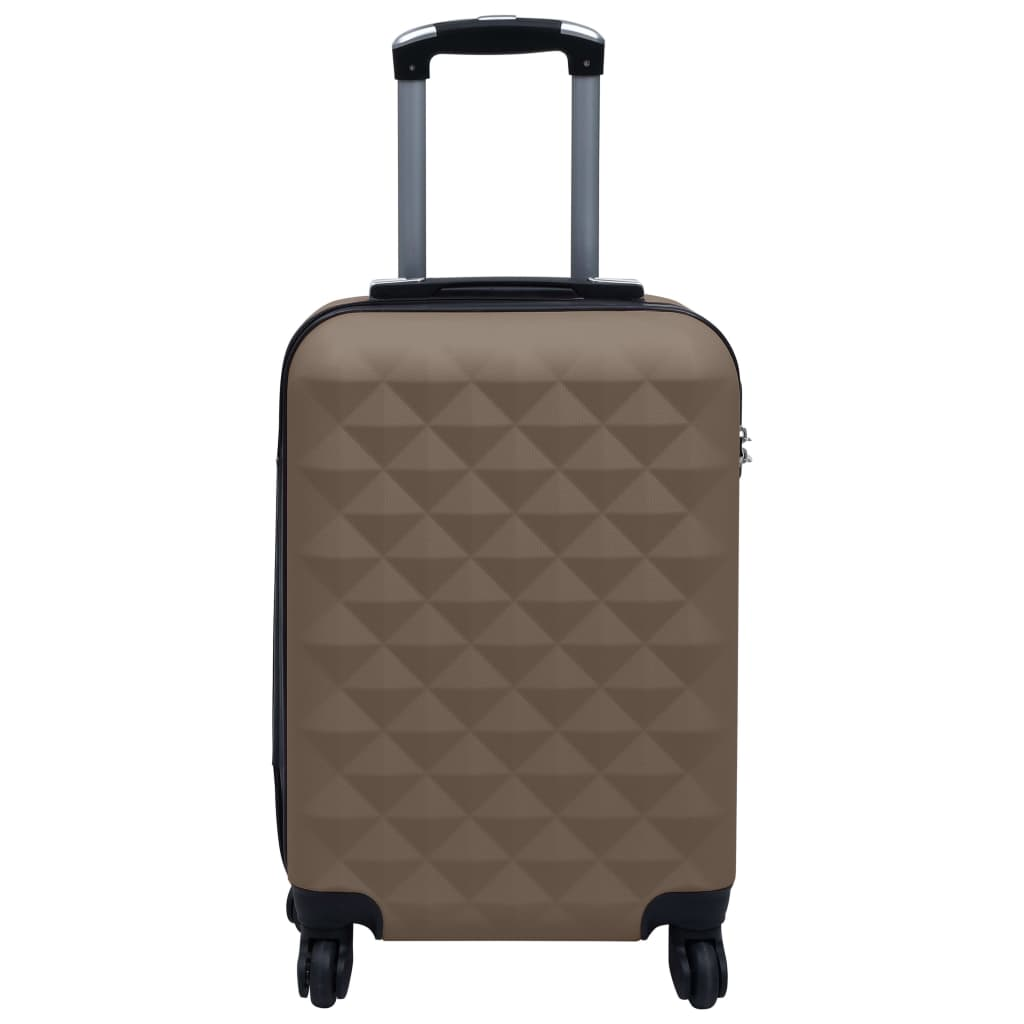 vidaXL Hardcase Trolley Set 2 pcs Brown ABS