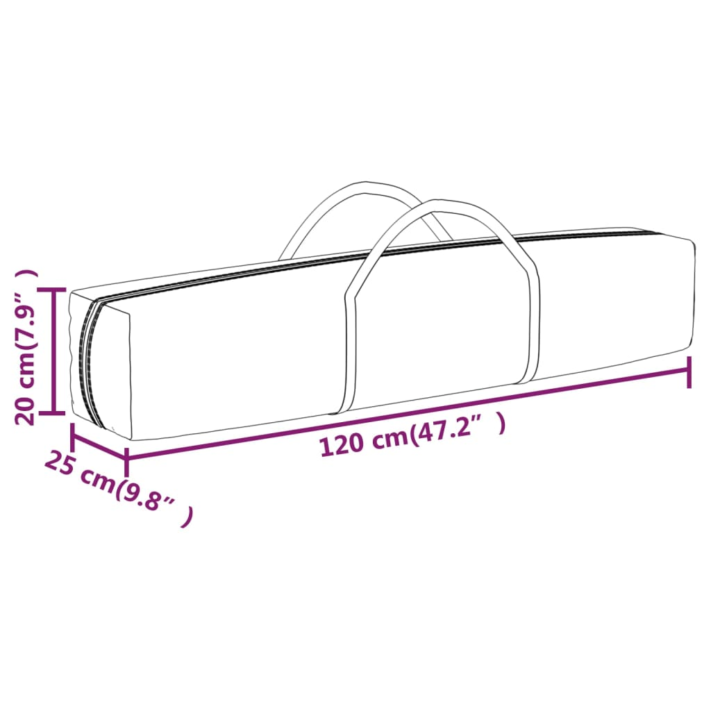 vidaXL Folding Party Tent with Sidewalls Anthracite 3x6 m