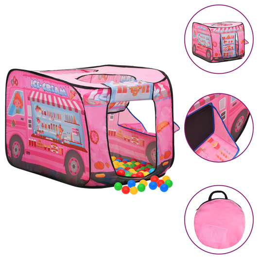 vidaXL Children Play Tent Pink 70x112x70 cm