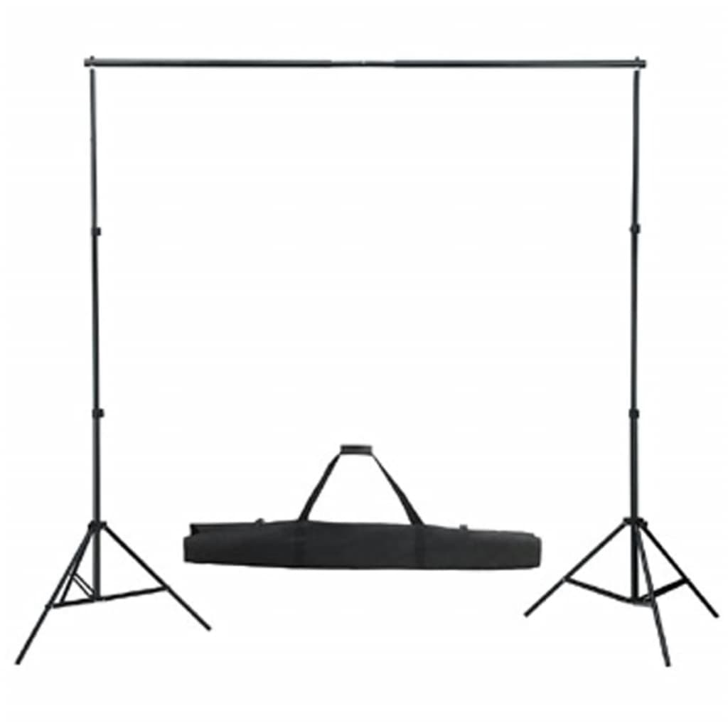 vidaXL Backdrop Support System 300 x 300 cm White