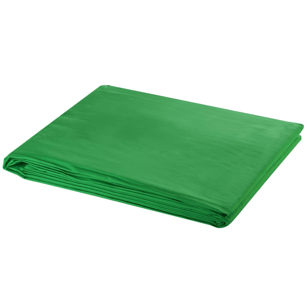 vidaXL Backdrop Support System 600x300 cm Green