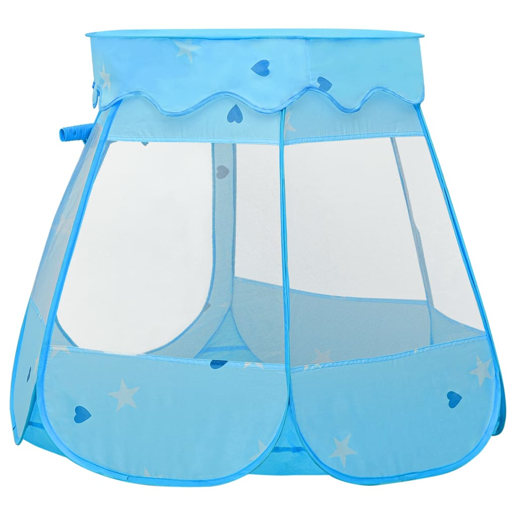 vidaXL Children Play Tent with 250 Balls Blue 102x102x82 cm