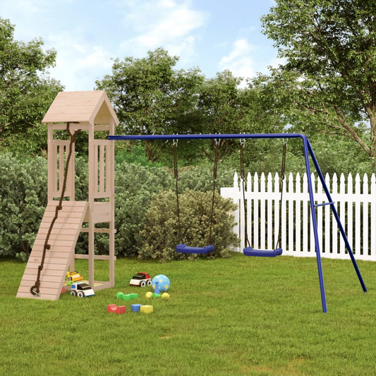 vidaXL Outdoor Playset Solid Wood Pine