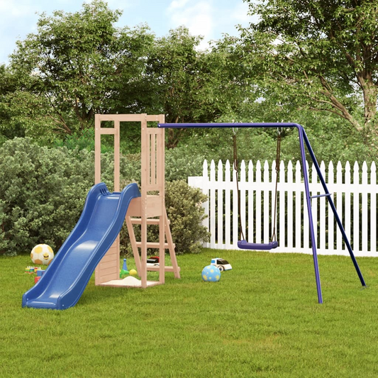 vidaXL Outdoor Playset Solid Wood Pine