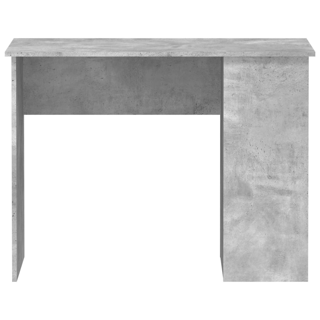 vidaXL Desk Concrete Grey 100x55x75 Engineered Wood