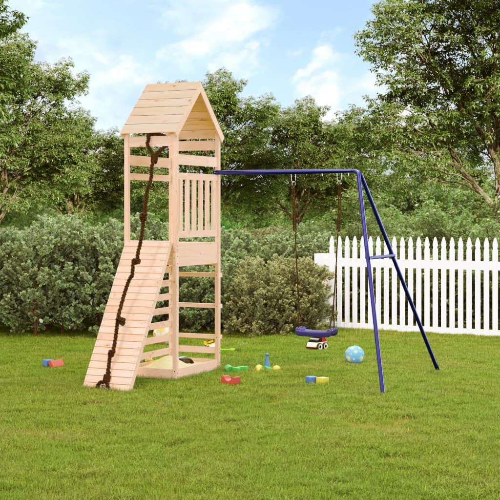 vidaXL Outdoor Playset Solid Wood Pine