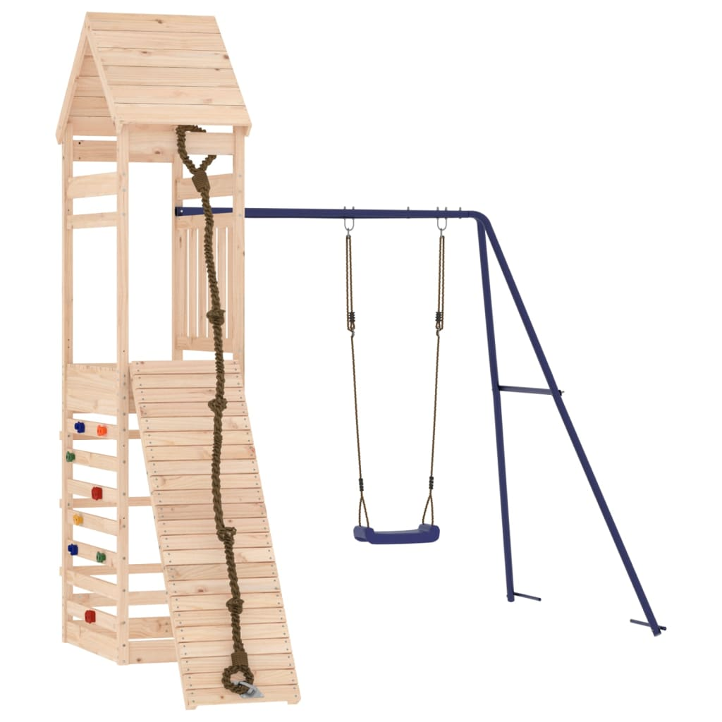 vidaXL Outdoor Playset Solid Wood Pine