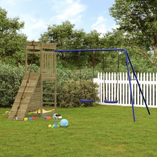 vidaXL Outdoor Playset Impregnated Wood Pine