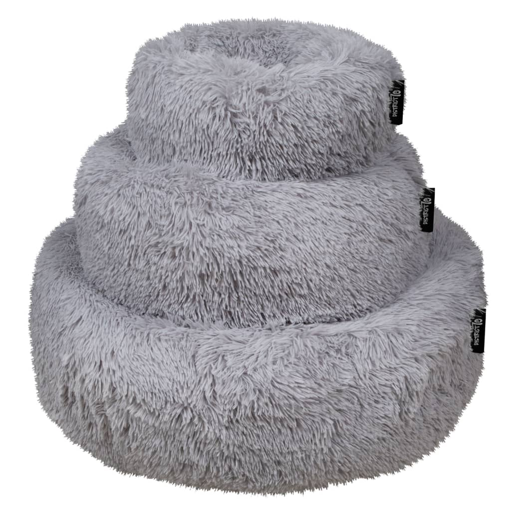 DISTRICT70 Pet Bed FUZZ Light Grey S