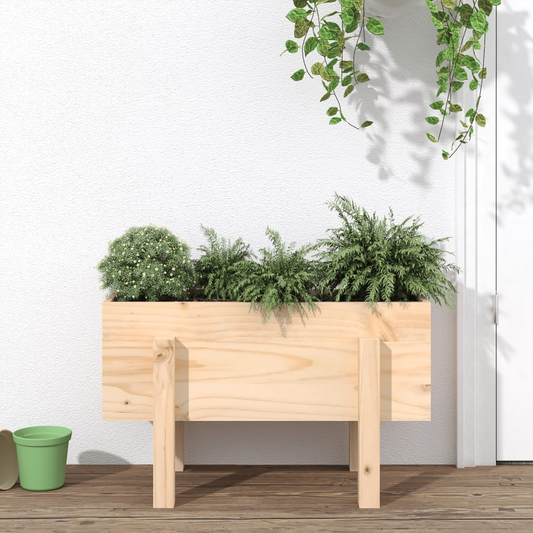 vidaXL Garden Planter 62x30x38 cm Solid Wood Pine